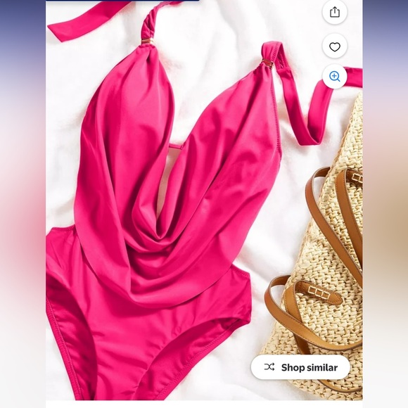 Bar III Other - Bar III Vibrant Pink Bikini